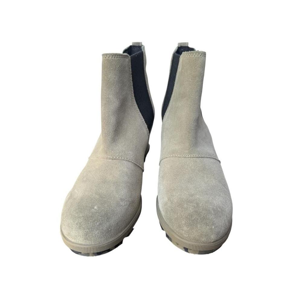 Sorel Joan of Arctic Wedge II Chelsea Boot Sage Suede Women size 7.5 - Picture 3 of 6